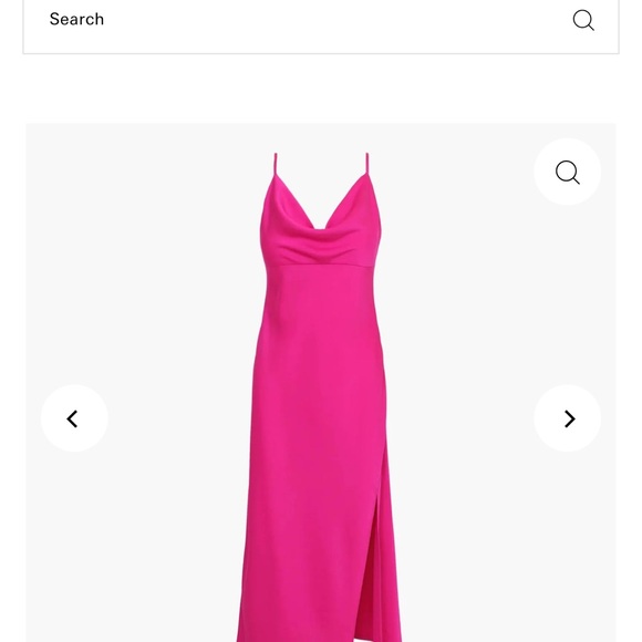 NWTs | size small Adelyn Rae pink silk dress - Picture 2 of 4